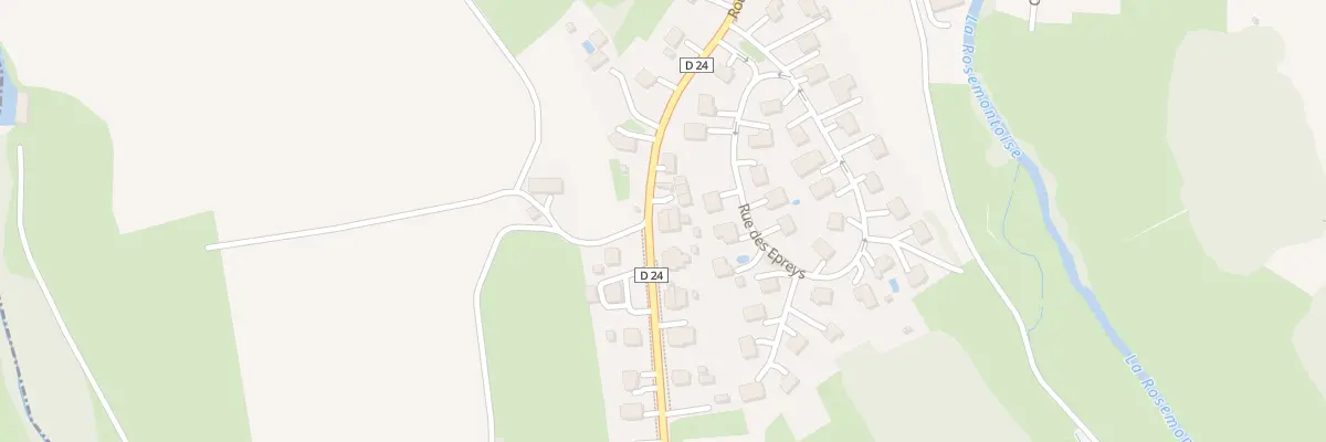Plan du 21 Rte de Chaux à Rougegoutte