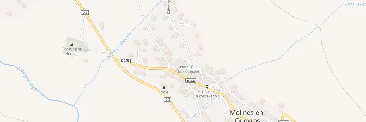 Plan du 5 Pl de la Bibliothèque à Molines-en-Queyras