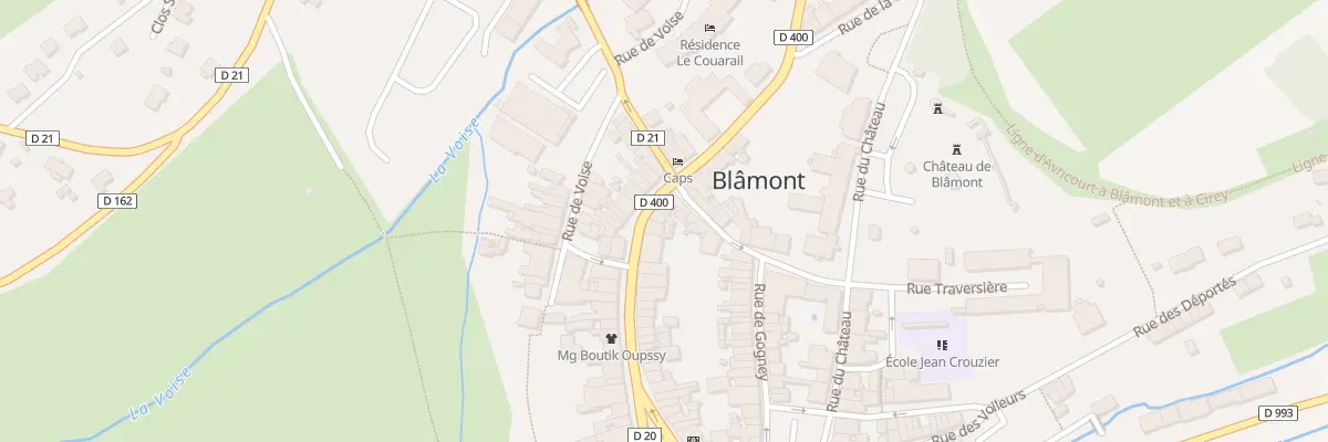Plan du 55 Rue du Dix Huit Novembre à Blâmont