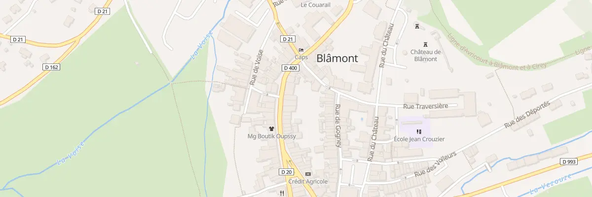 Plan du 49 Rue du Dix Huit Novembre à Blâmont