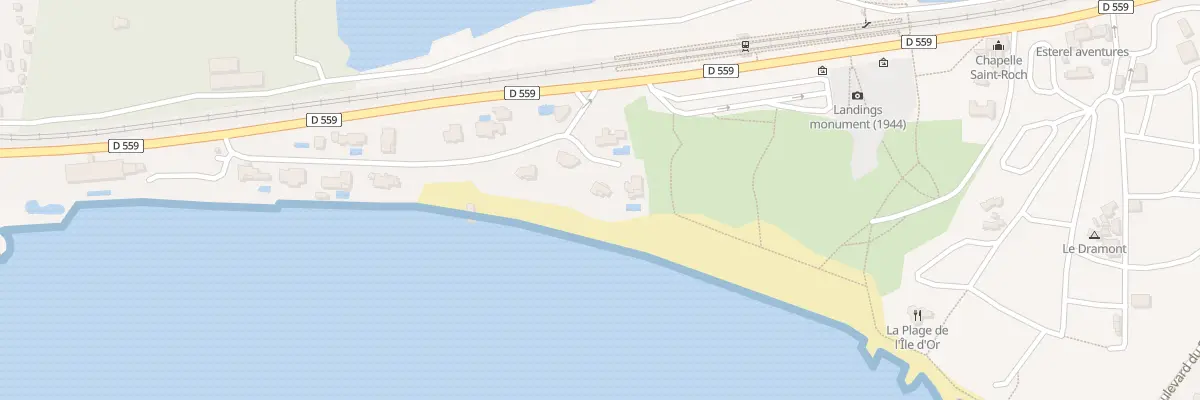 Plan du 190 Bd 36 E Di du Texas à Saint-Raphaël