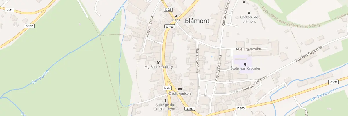 Plan du 39 Rue du Dix Huit Novembre à Blâmont
