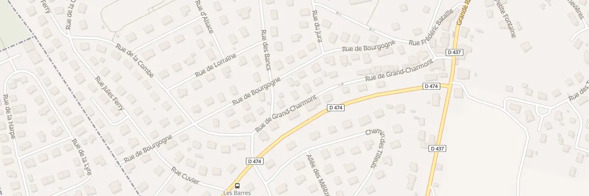 Plan du 24 Rue de Grand-charmont à Nommay