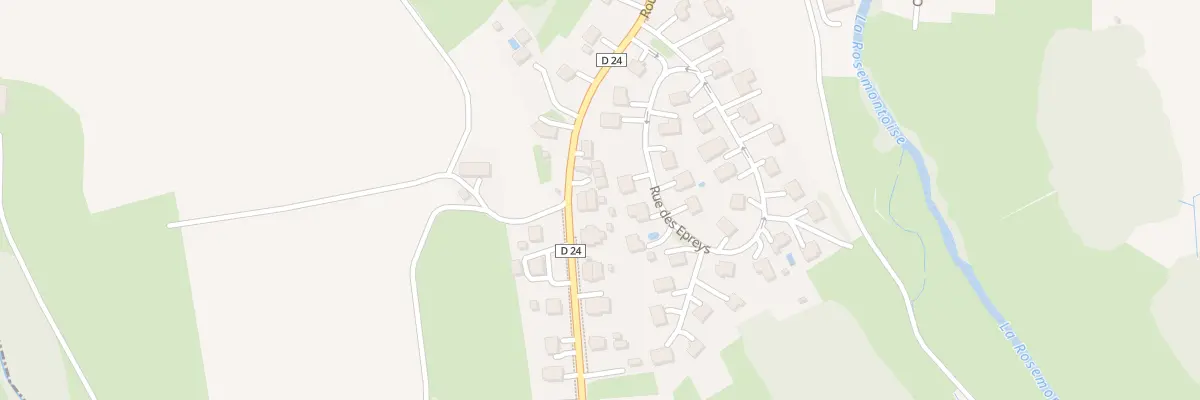 Plan du 23 Rte de Chaux à Rougegoutte