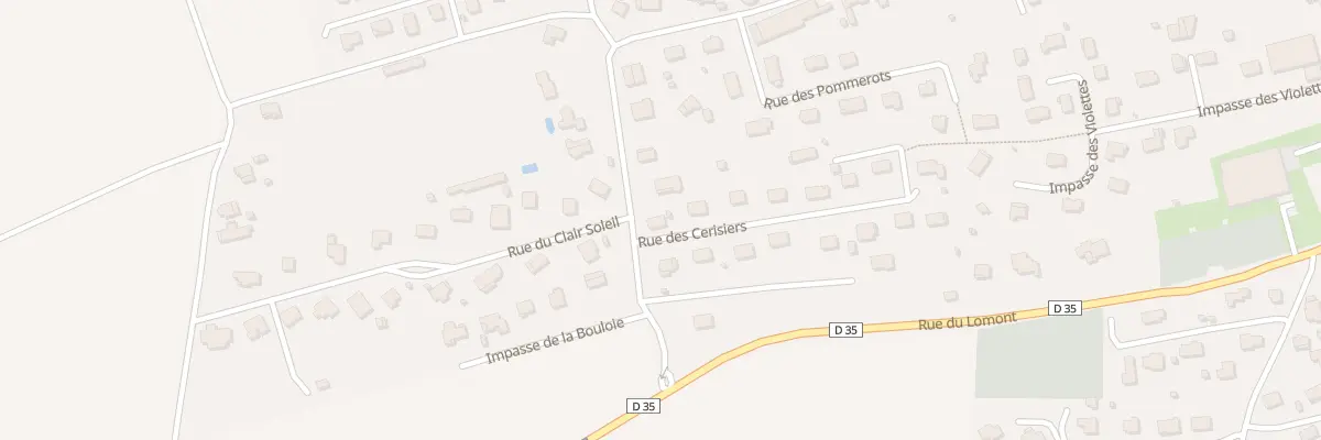 Plan du 1 Rue des Cerisiers à Blamont