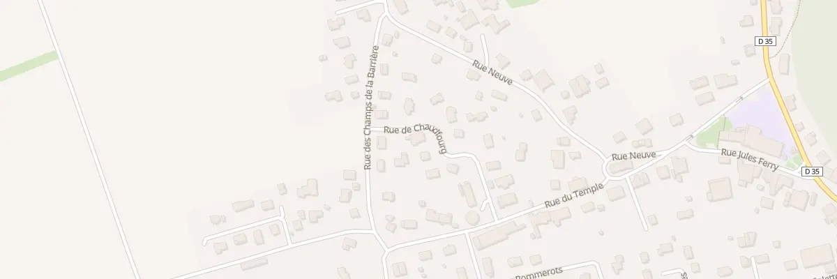 Plan du 8 Rue du Chaudfourg à Blamont