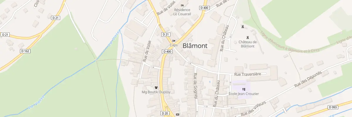 Plan du 57 Rue du Dix Huit Novembre à Blâmont