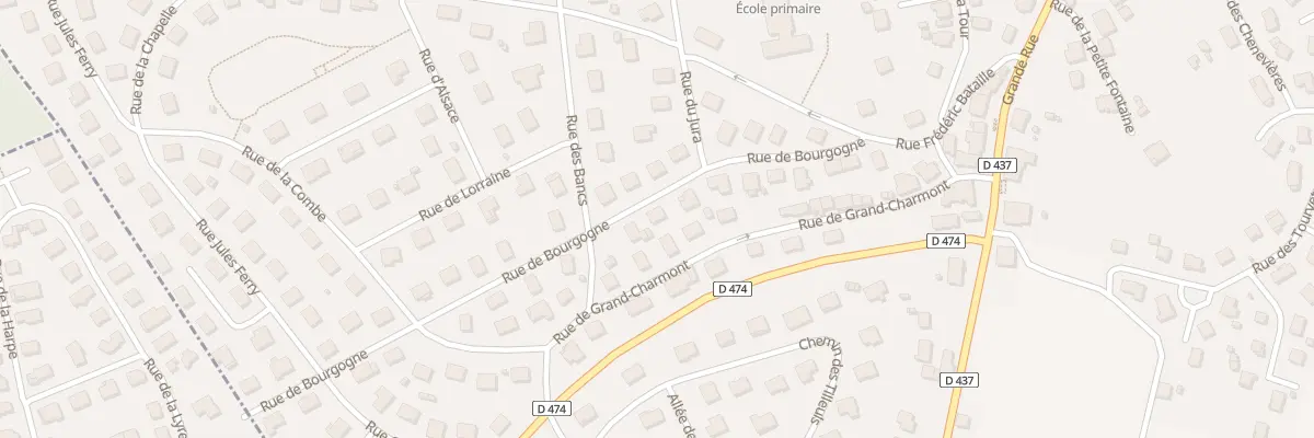 Plan du 15 Rue de Bourgogne à Nommay