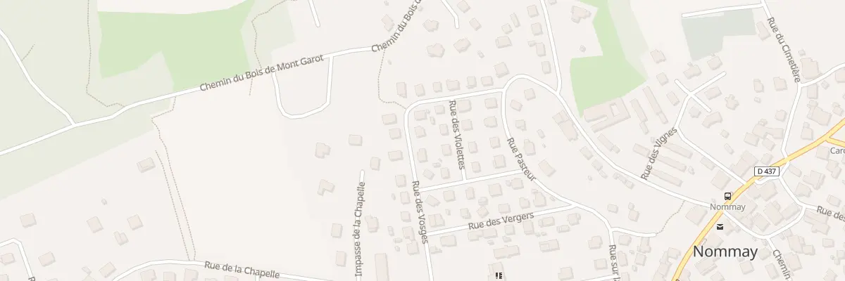 Plan du 4 Rue des Vosges à Nommay