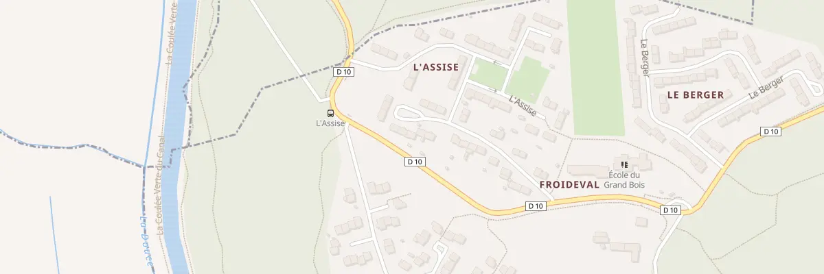 Plan du 50 Hameau de l’Assise à Andelnans