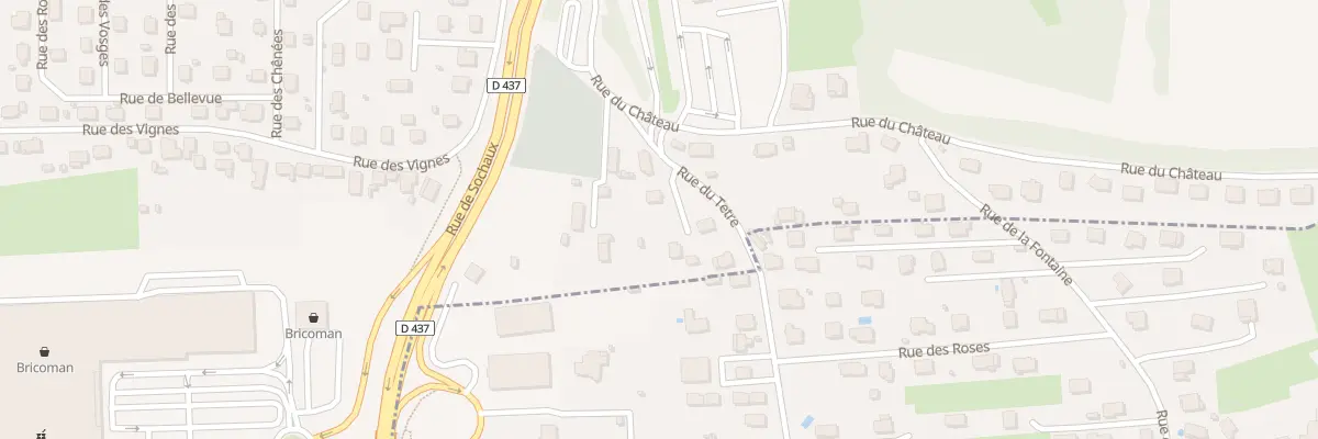 Plan du 4 Rue du Têtre à Exincourt