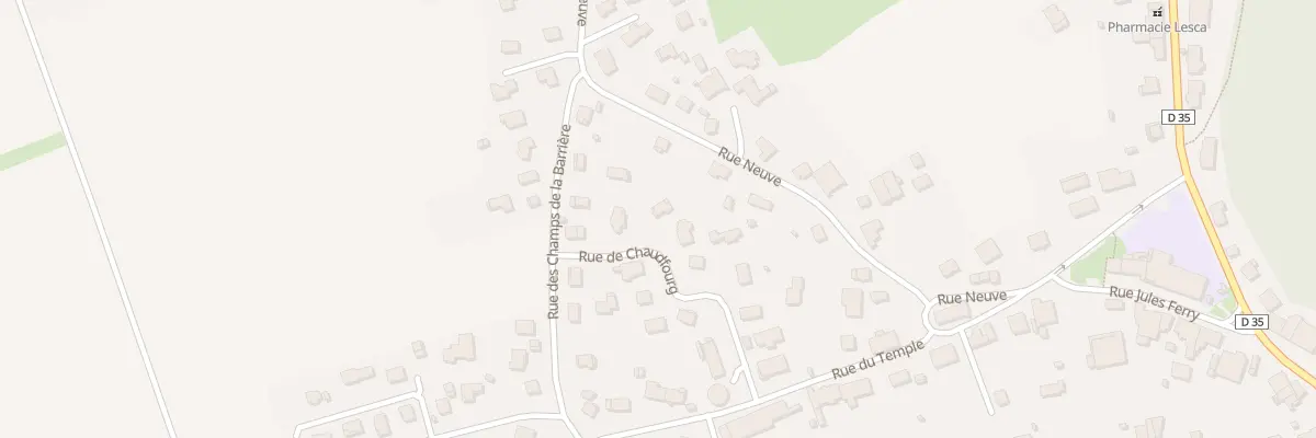 Plan du 5 Rue du Chaudfourg à Blamont