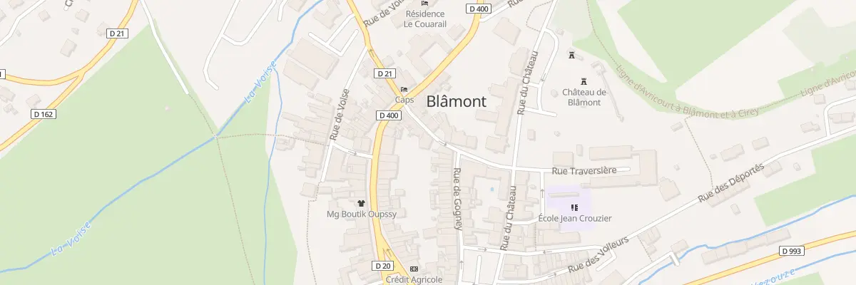Plan du 19 Rue Traversiere à Blâmont