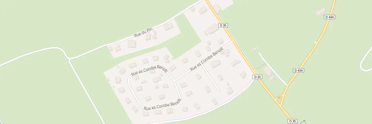 Plan du 6 Rue Es Combe Benoit à Roches-lès-Blamont