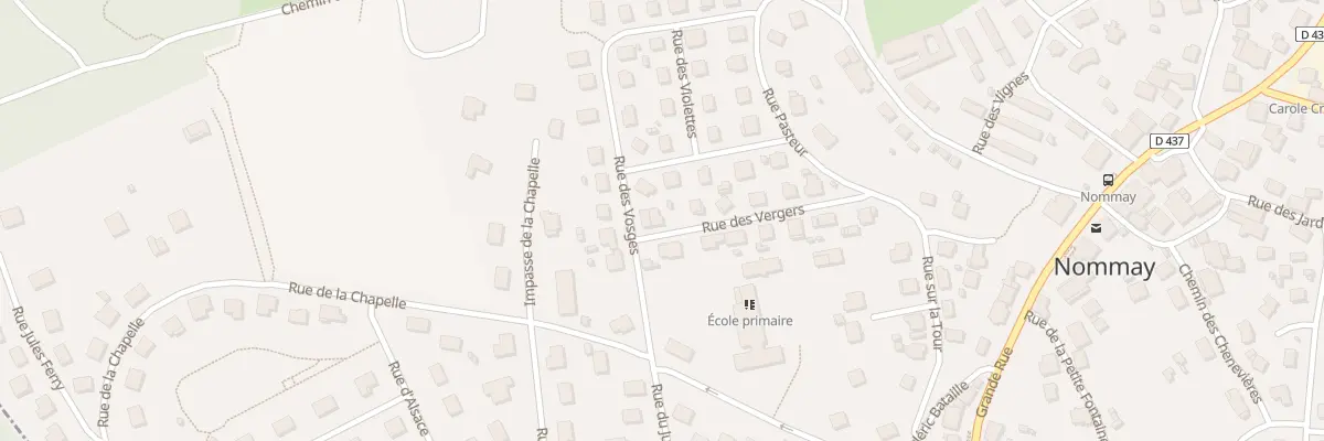 Plan du 12 Rue des Vergers à Nommay