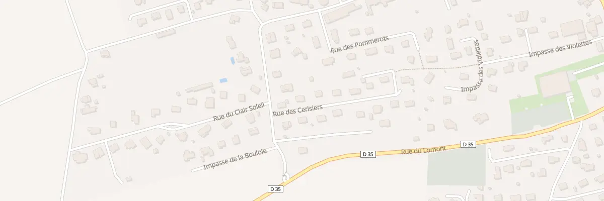 Plan du 3 Rue des Cerisiers à Blamont