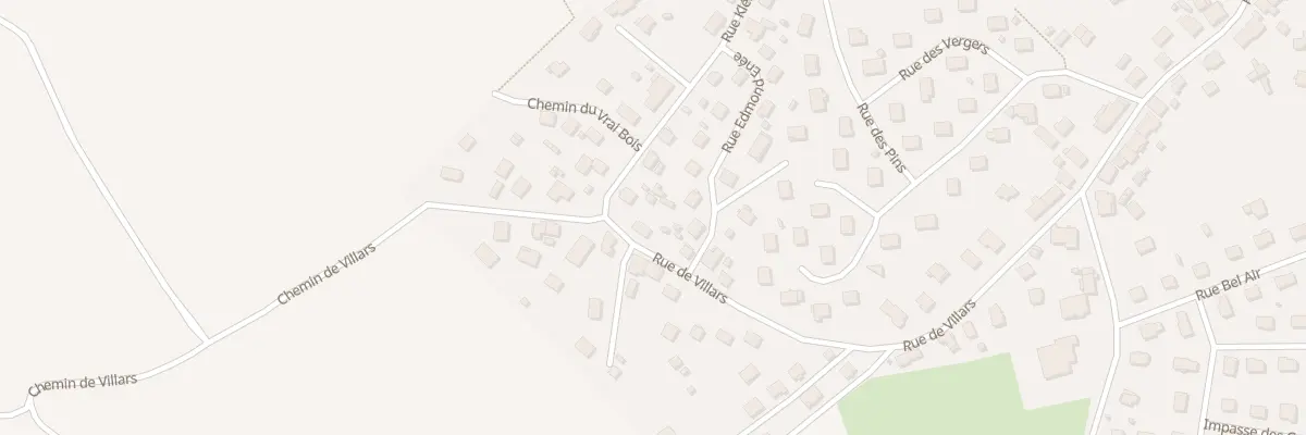 Plan du 28 Rue de Villars à Châtenois-les-Forges