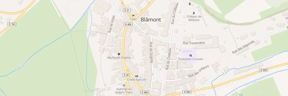 Plan du 24 Rue de Gogney à Blâmont