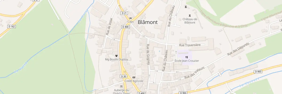 Plan du 26 Rue de Gogney à Blâmont