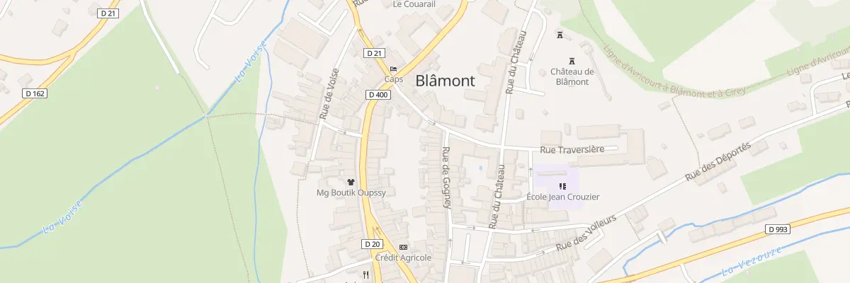 Plan du 32 Rue de Gogney à Blâmont