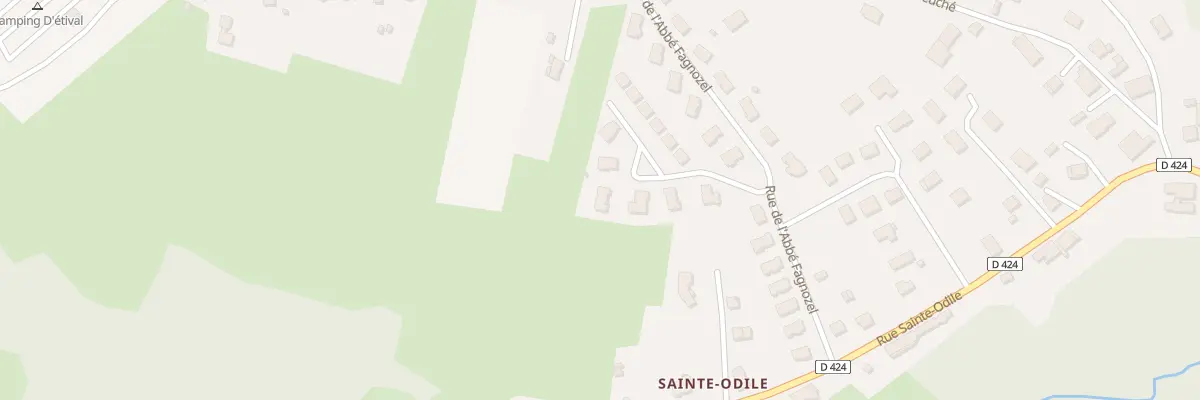 Plan du 21 Rue de l’Abbé Fagnozel à Étival-Clairefontaine