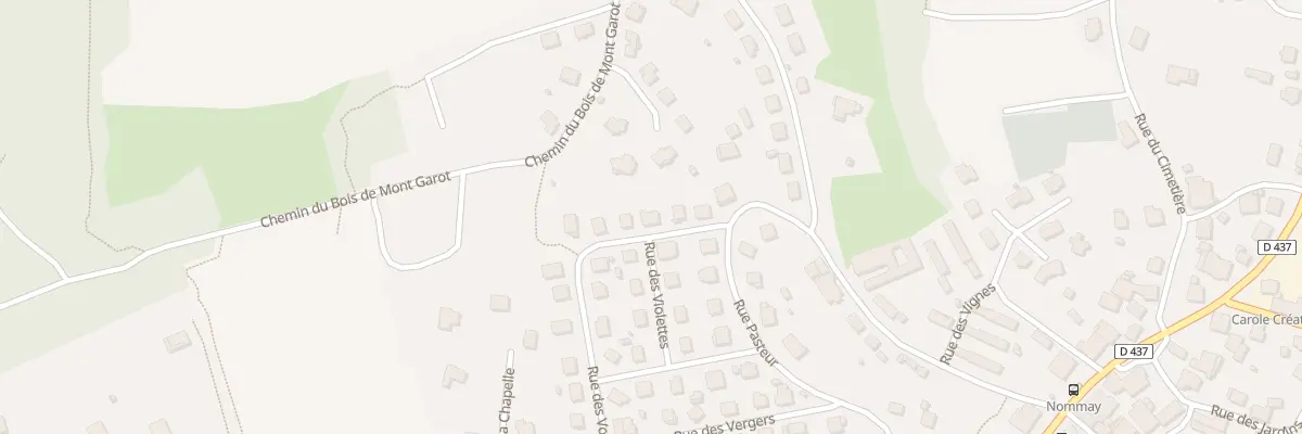 Plan du 8 Rue Louis Pergaud à Nommay