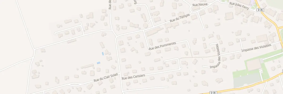 Plan du 1 Rue des Pommerots à Blamont