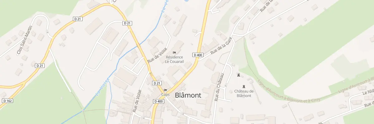 Plan du 82 Rue du Dix Huit Novembre à Blâmont