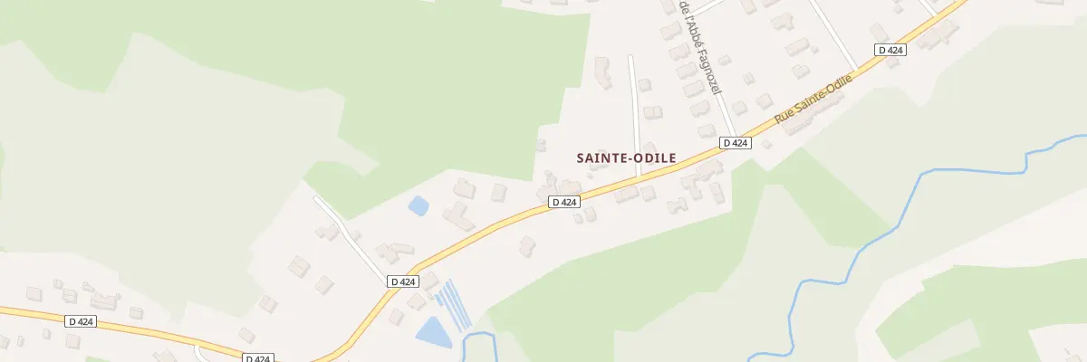 Plan du 32 Rue Sainte Odile à Étival-Clairefontaine