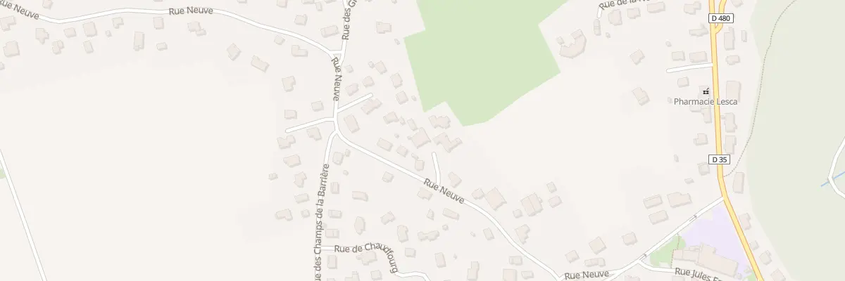 Plan du 23 Rue Neuve à Blamont