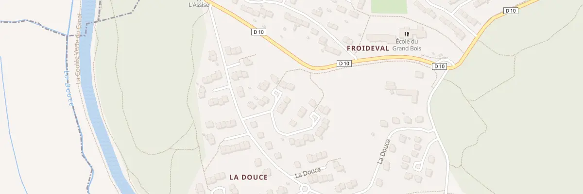Plan du 313 Hameau de la Douce à Andelnans
