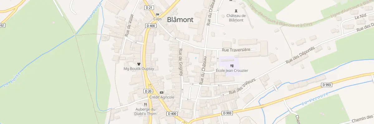 Plan du 11 Rue de Gogney à Blâmont
