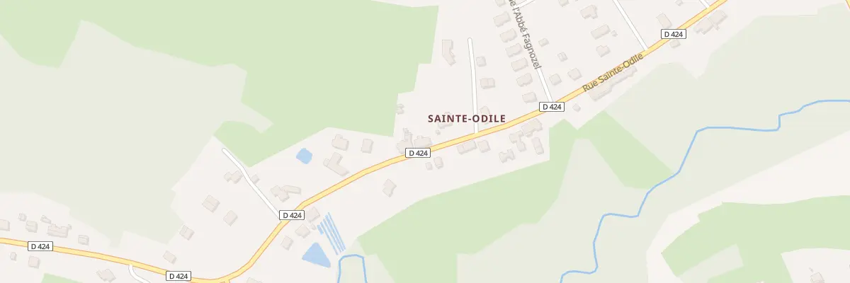 Plan du 30 Rue Sainte Odile à Étival-Clairefontaine