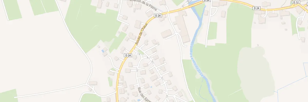 Plan du 5 Rue des Epreys à Rougegoutte