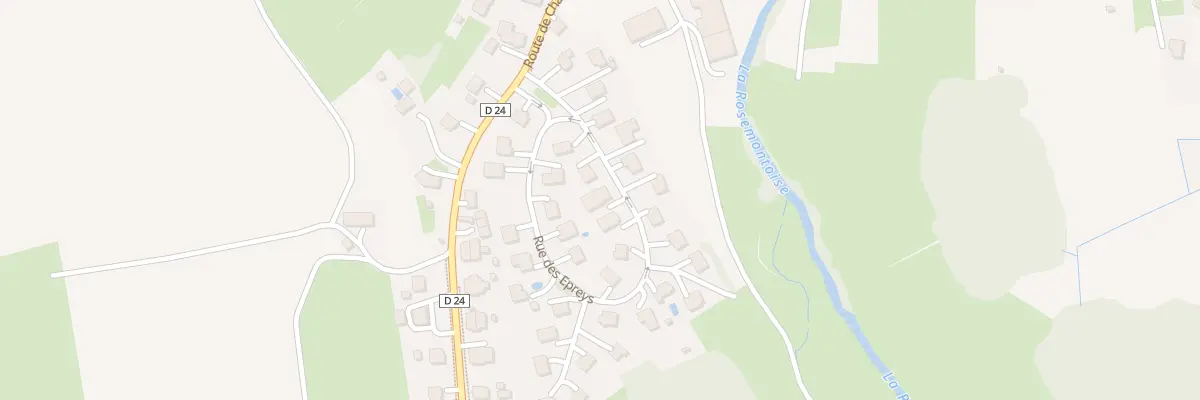Plan du 6 Rue des Epreys à Rougegoutte
