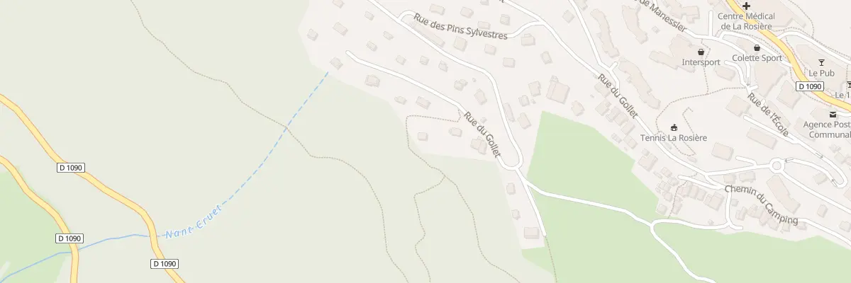 Plan du 1727 Rue du Gollet à Montvalezan