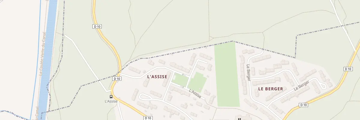 Plan du 9 Hameau de l’Assise à Andelnans