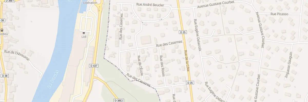 Plan du 9 Rue des Roses à Fournet-Blancheroche
