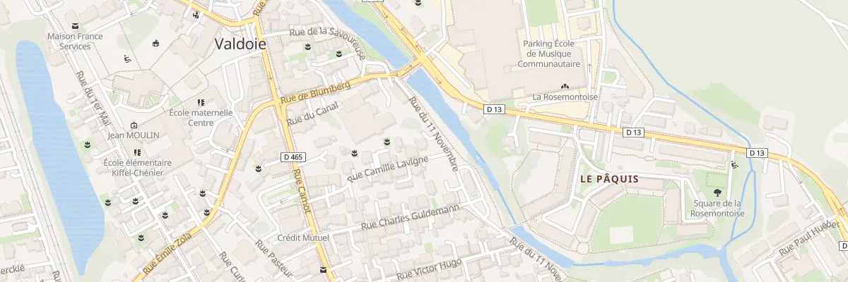 Plan du 13 Rue Camille Lavigne à Valdoie