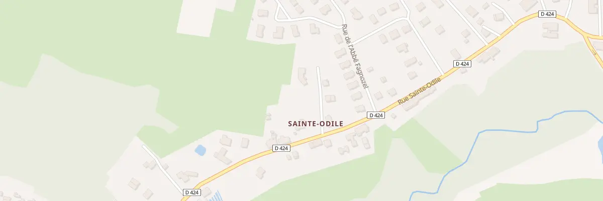 Plan du 26 Rue Sainte Odile à Étival-Clairefontaine