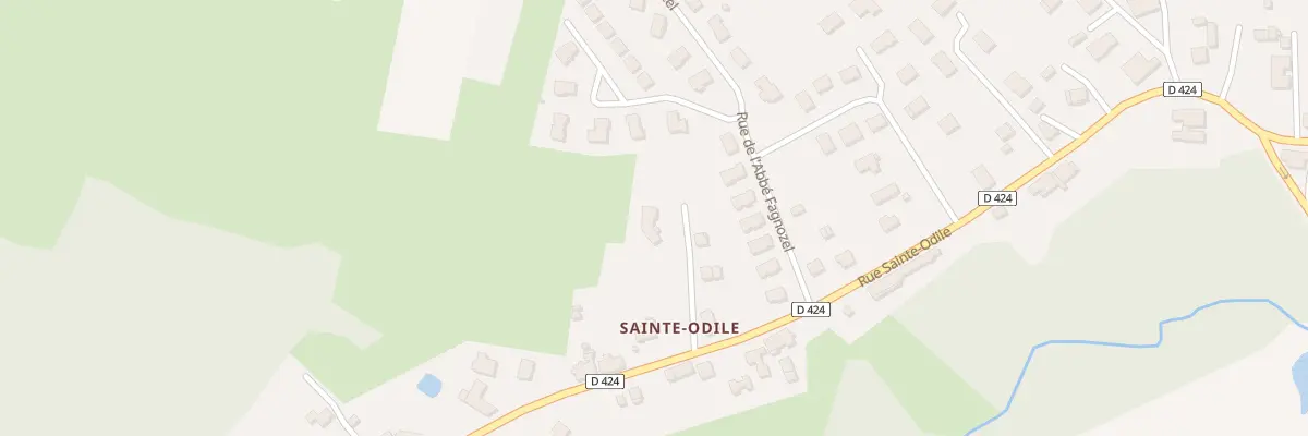 Plan du 26A Rue Sainte Odile à Étival-Clairefontaine
