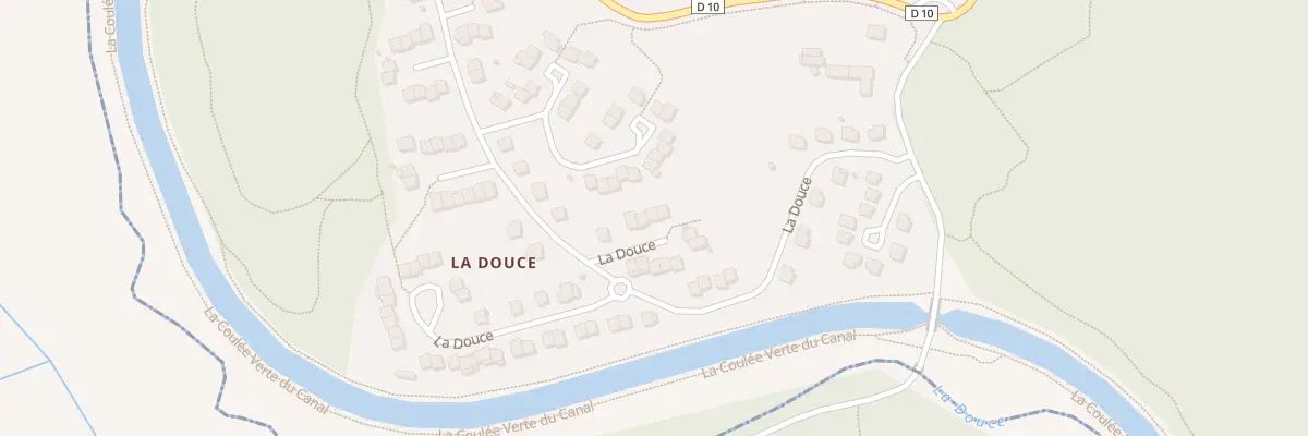 Plan du 288 Hameau de la Douce à Andelnans