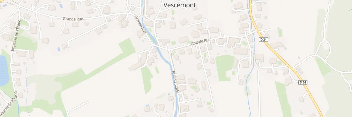 Plan du 1 Rue du Stade à Vescemont