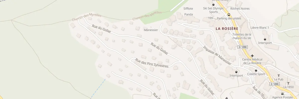 Plan du 887 Rue du Gollet à Montvalezan