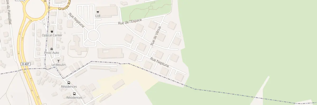 Plan du 6 Rue Jupiter à Taillecourt