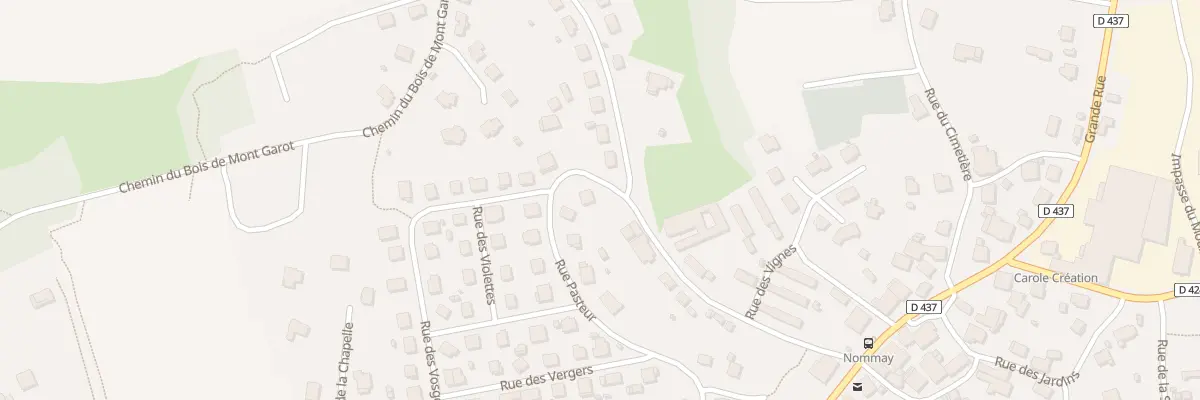 Plan du 1 Rue Louis Pergaud à Nommay
