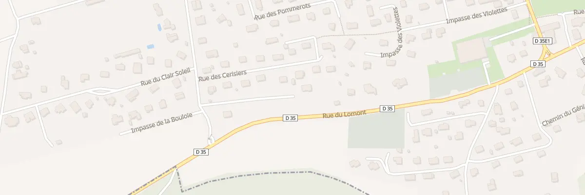 Plan du 6 Rue de la Bouloie à Blamont