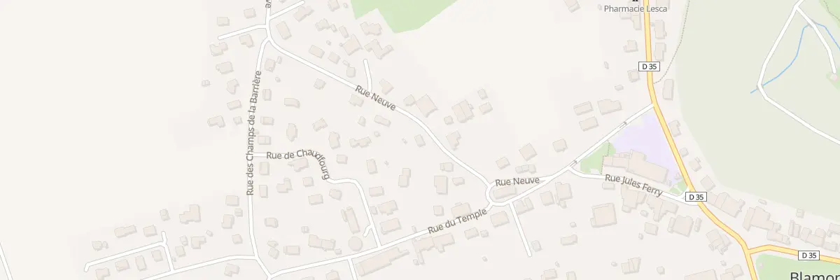 Plan du 6 Rue Neuve à Blamont