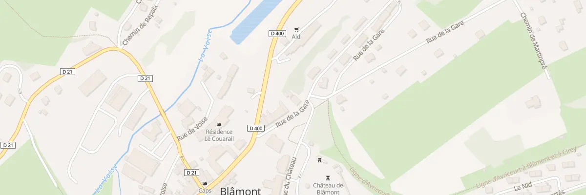 Plan du 10 Rue de la Gare à Blâmont