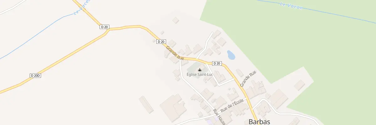 Plan du 4 Grande Rue à Barbas